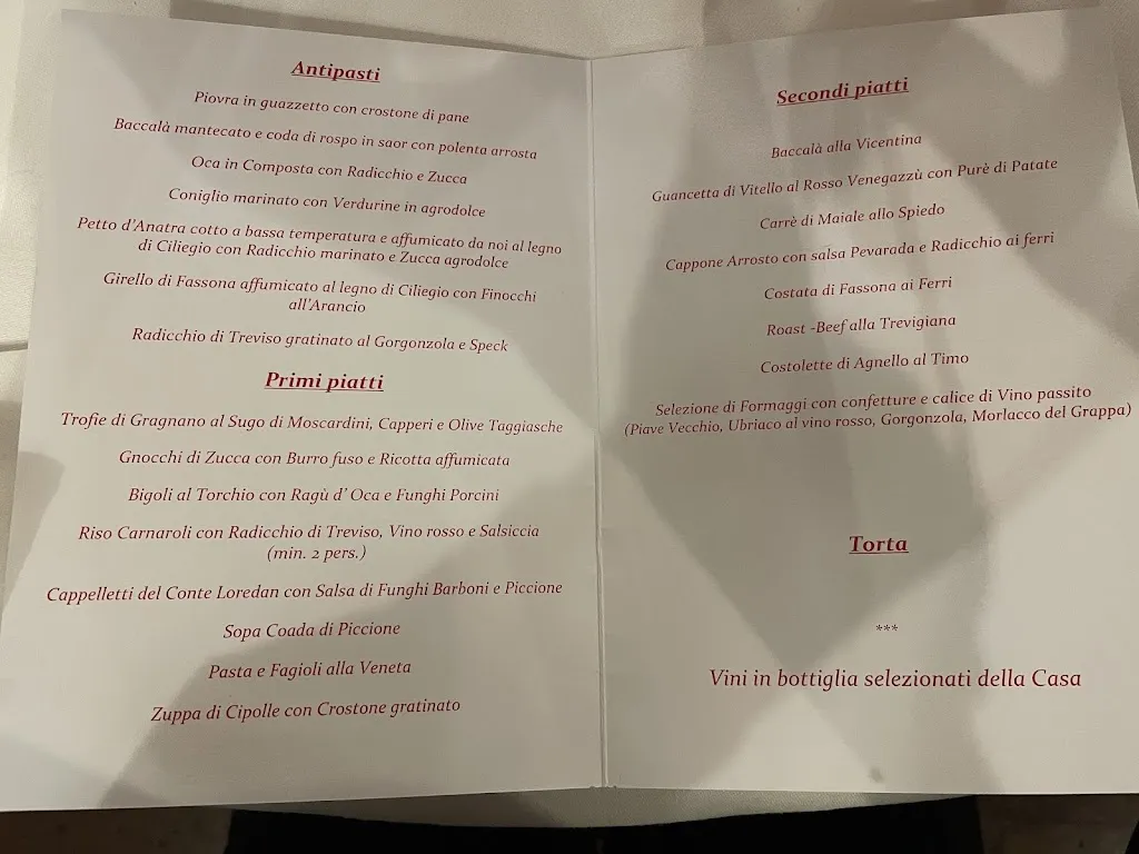 Menü_Ristorante da Celeste S.N.C._Montebelluna_Bild_1