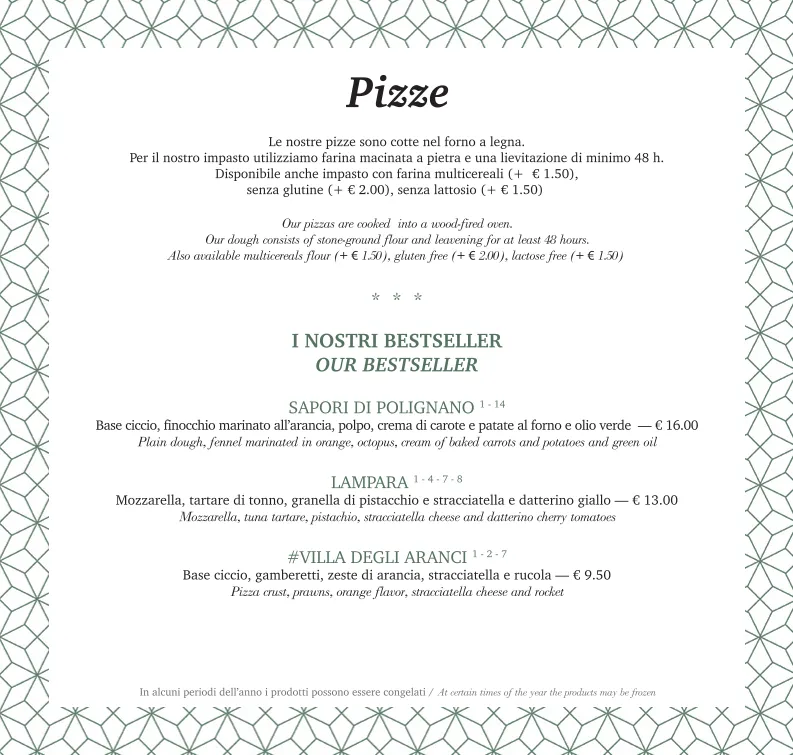 Menu_Villa degli Aranci_Polignano a Mare_image_4