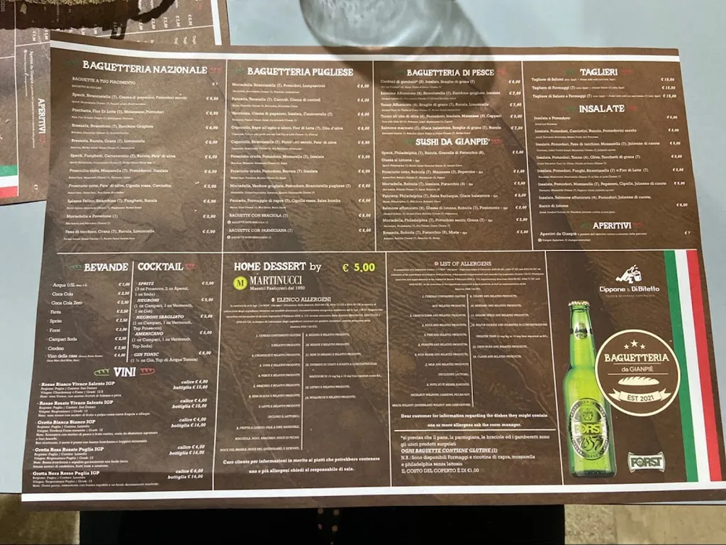 Menu_Baguetteria da Gianpiè_Polignano a Mare_image_1