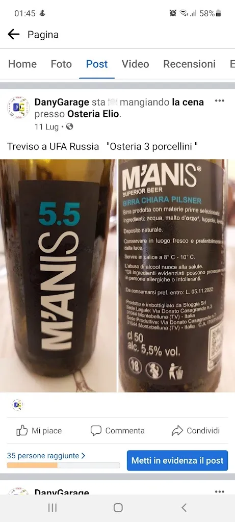 Danilo Benvegnù_M'anis_Montebelluna_Bewertung