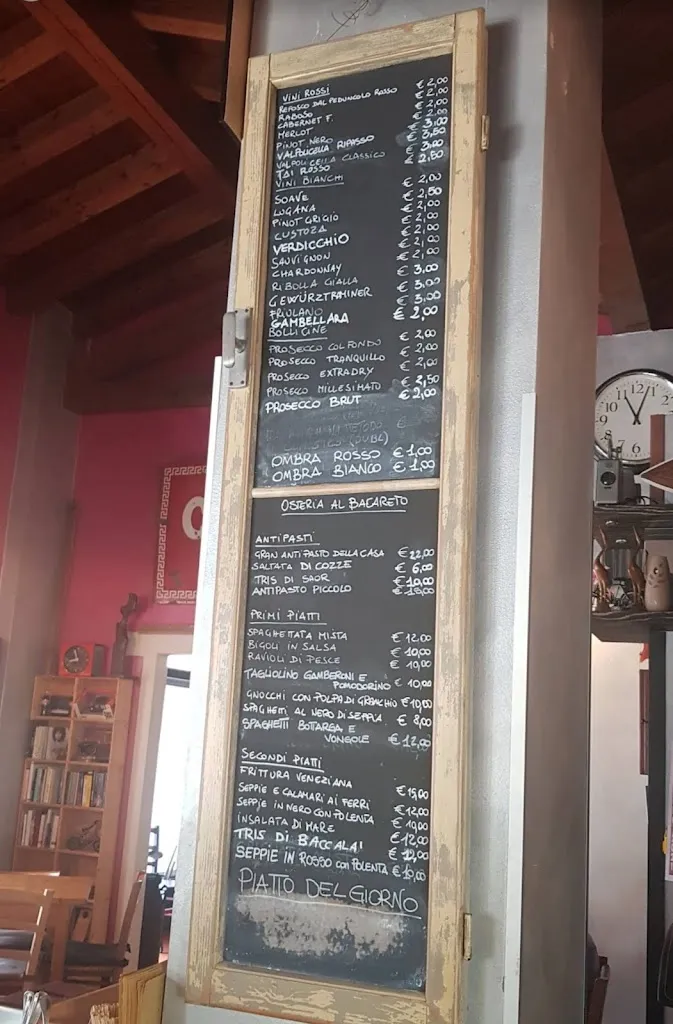 Menu_Osteria Al Bacareto Noale_Noale_image_1