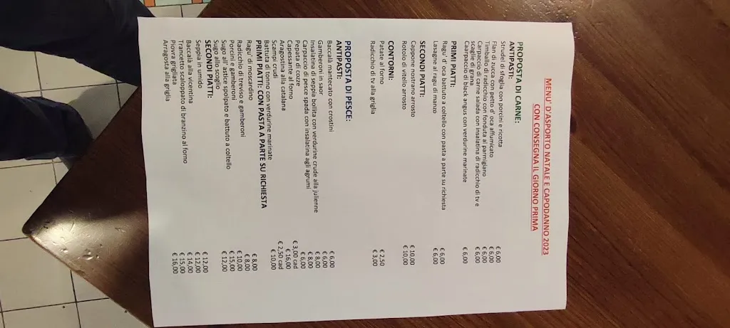 Menü_Osteria Ultima Spiaggia_Nervesa della Battaglia_Bild_2