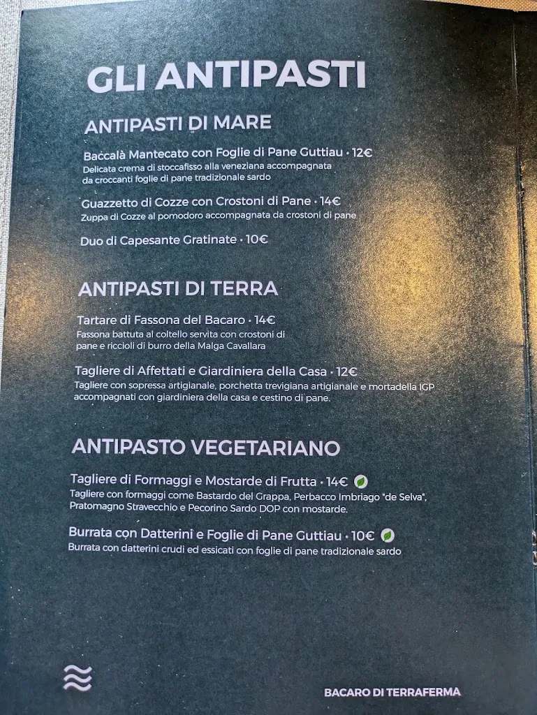 Menu_La me diga Bacaro di terraferma | Ristorante e Cicchetteria_Nervesa della Battaglia_image_2