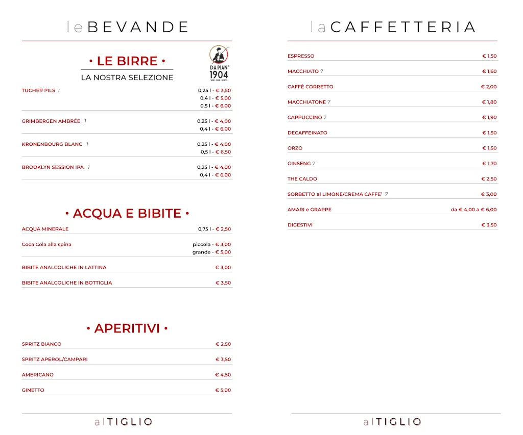 Menu_Pizzeria Ristorante Al Tiglio _Nervesa della Battaglia_immagine_4