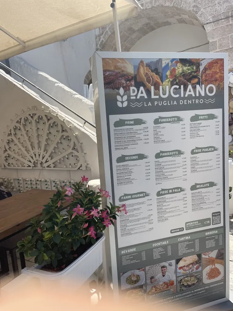 Menu_DA LUCIANO - La Puglia dentro_Polignano a Mare_image_4