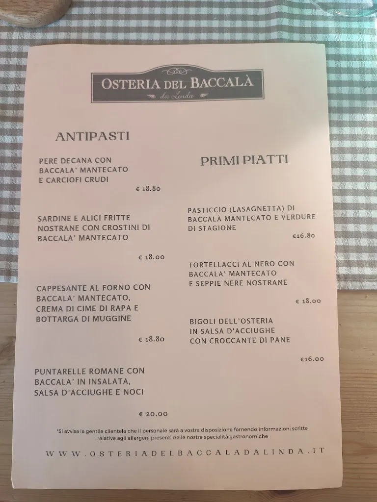 Menu_Osteria del Baccalà Da Linda_Oltre Brenta_image_4