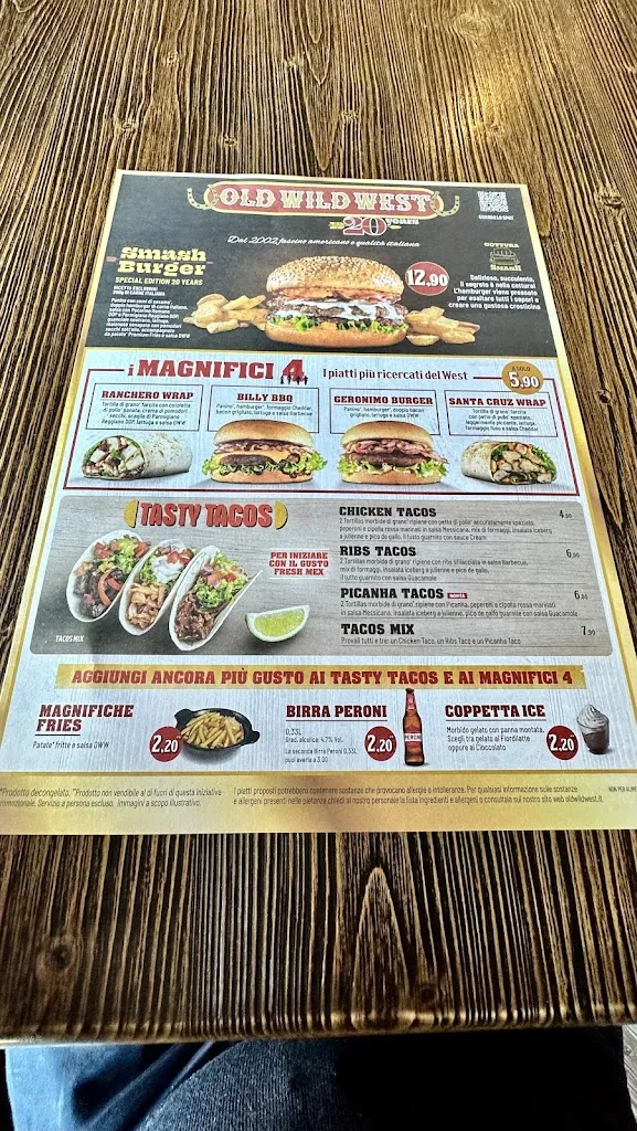Menu_Old Wild West - Oderzo_Oderzo_image_4
