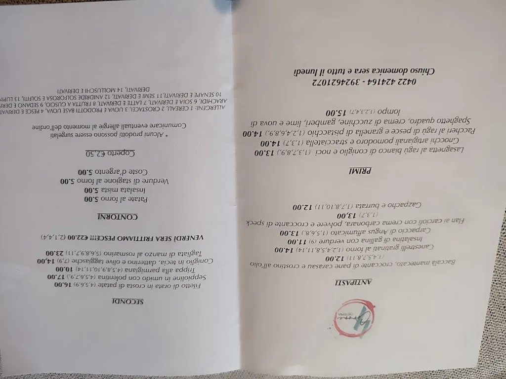 Menu_4 Corone Osteria_Oderzo_immagine_1