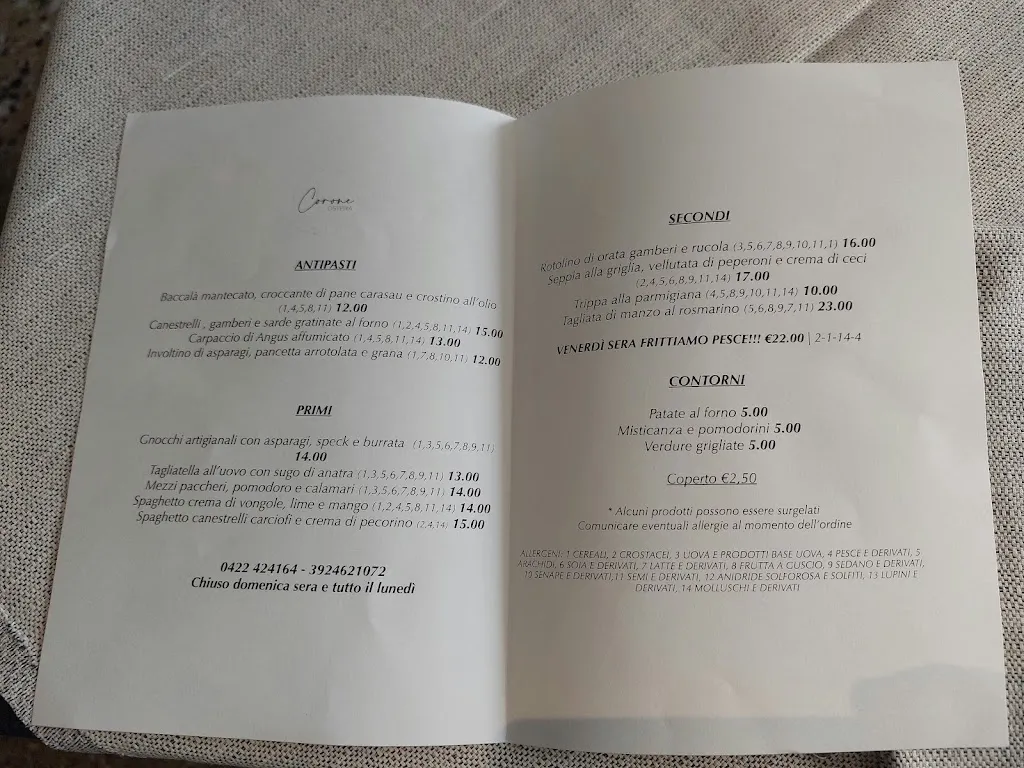 Menu_4 Corone Osteria_Oderzo_immagine_3