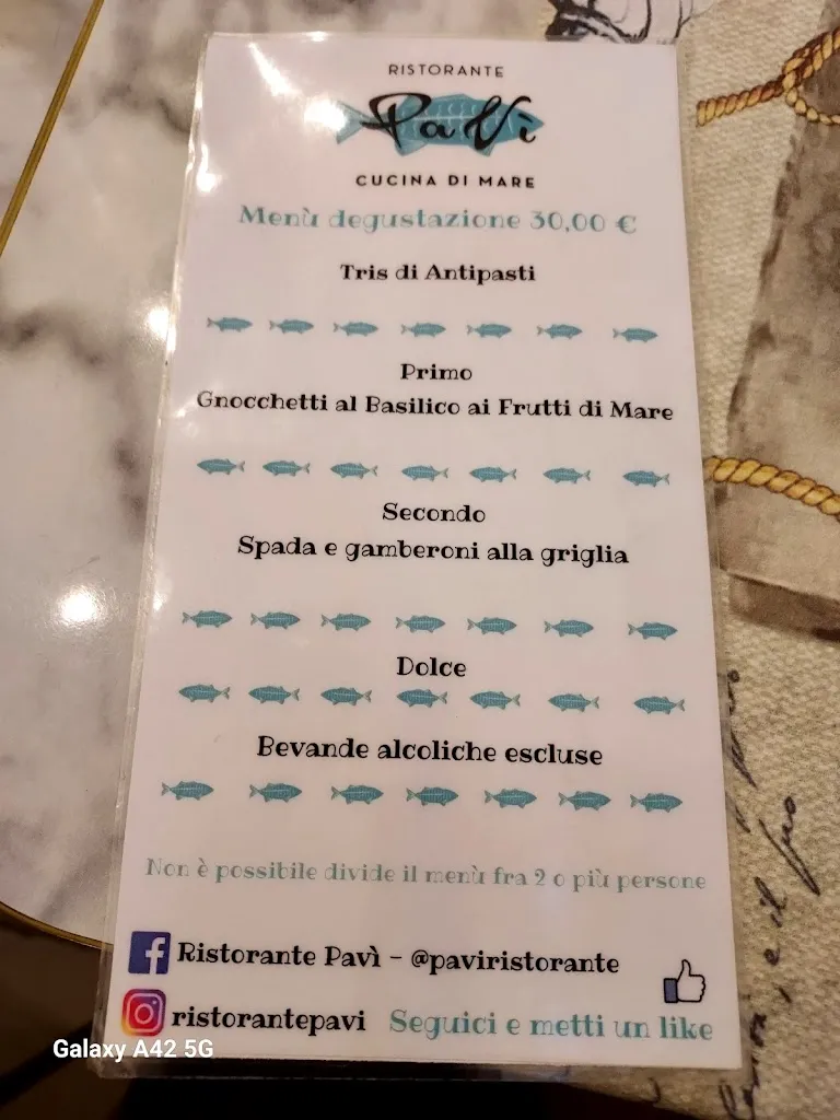 Menu_Ristorante Pa' & Vi' - Cucina di mare_Polignano a Mare_image_3