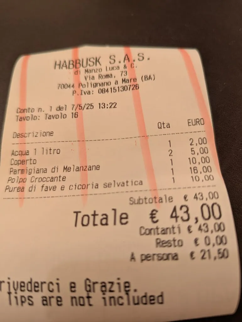 Alistair Whitehead_Ruz • Cucina Confidenziale_Polignano a Mare_review