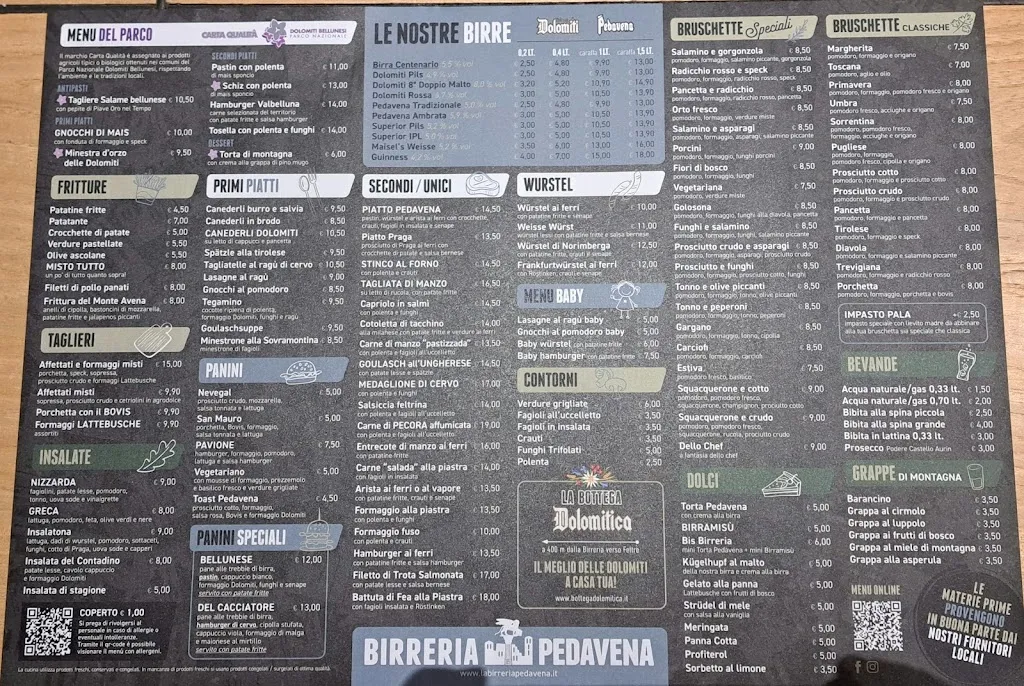 Menu_Pedavena_Pedavena_image_1