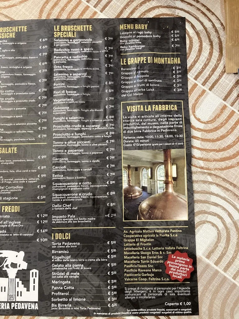 Menu_Pedavena_Pedavena_image_2