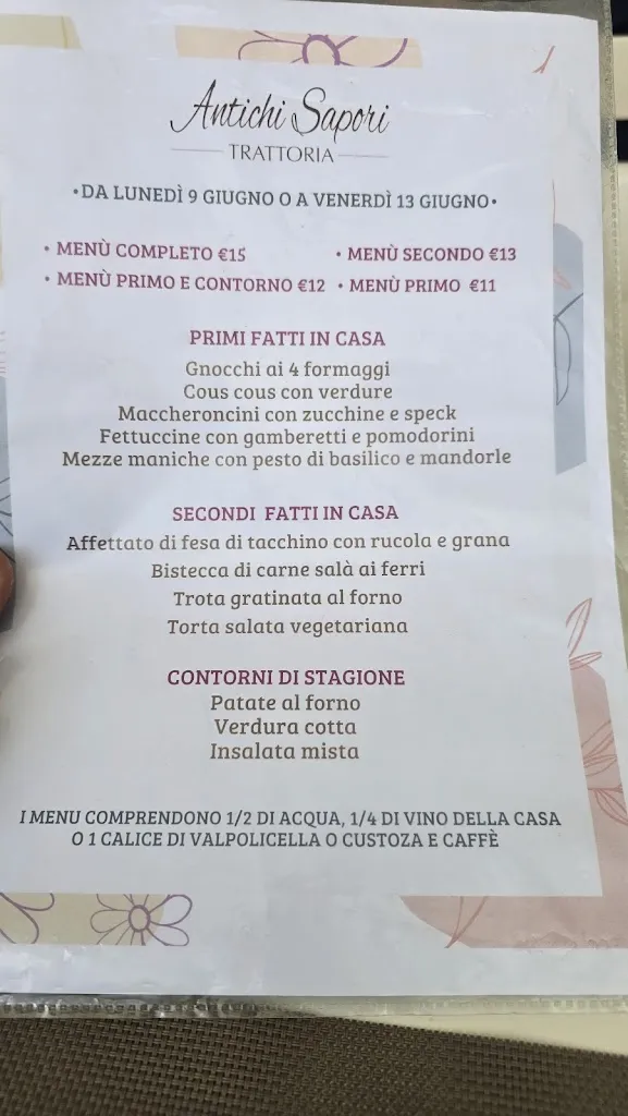 Antonio Bacci_Trattoria Antichi Sapori_Pescantina_review