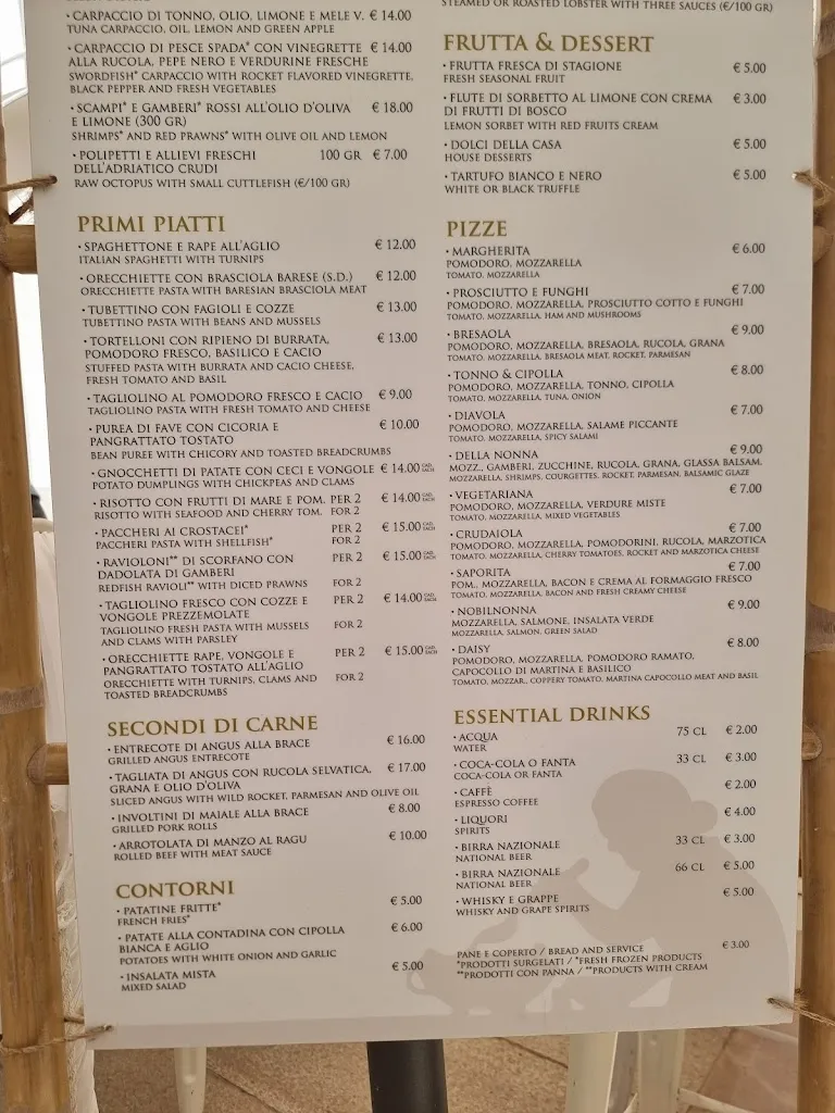 Menu_Ristorante Nobilnonna dal 1990_Polignano a Mare_immagine_2