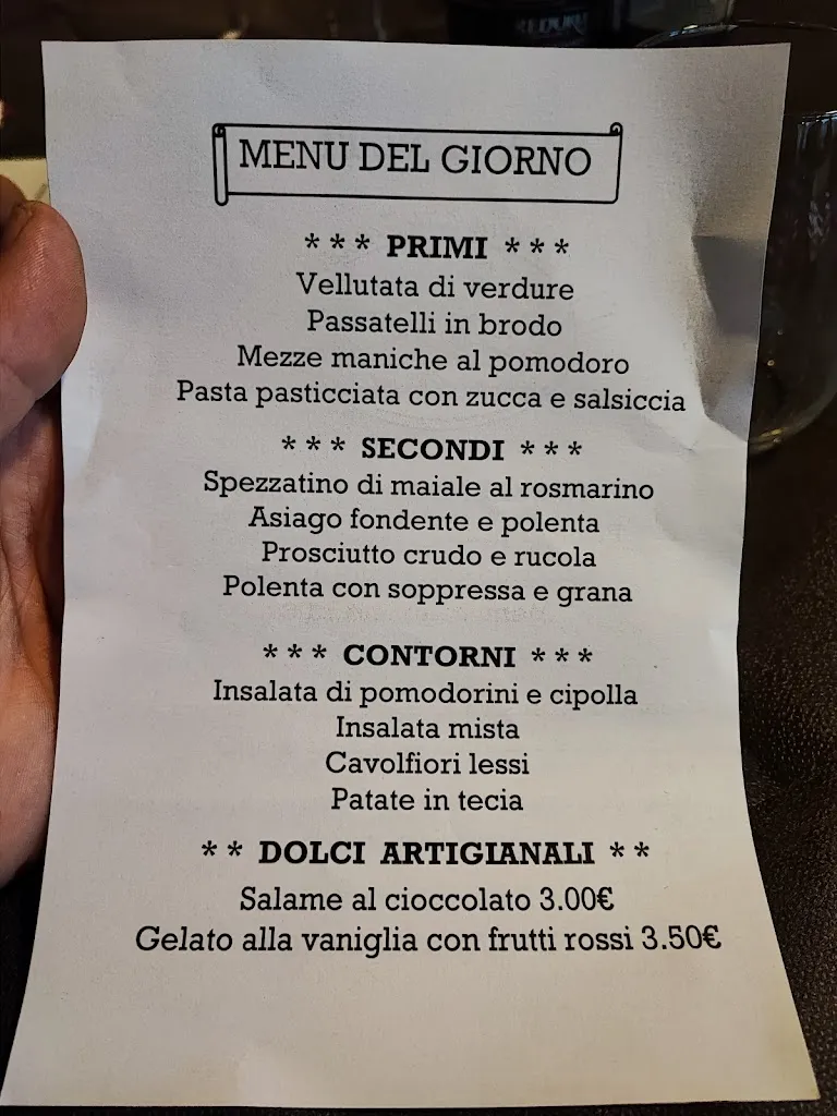Menu_Osteria dai Fradei - Ristorante Pizzeria_Poiana Maggiore_image_1