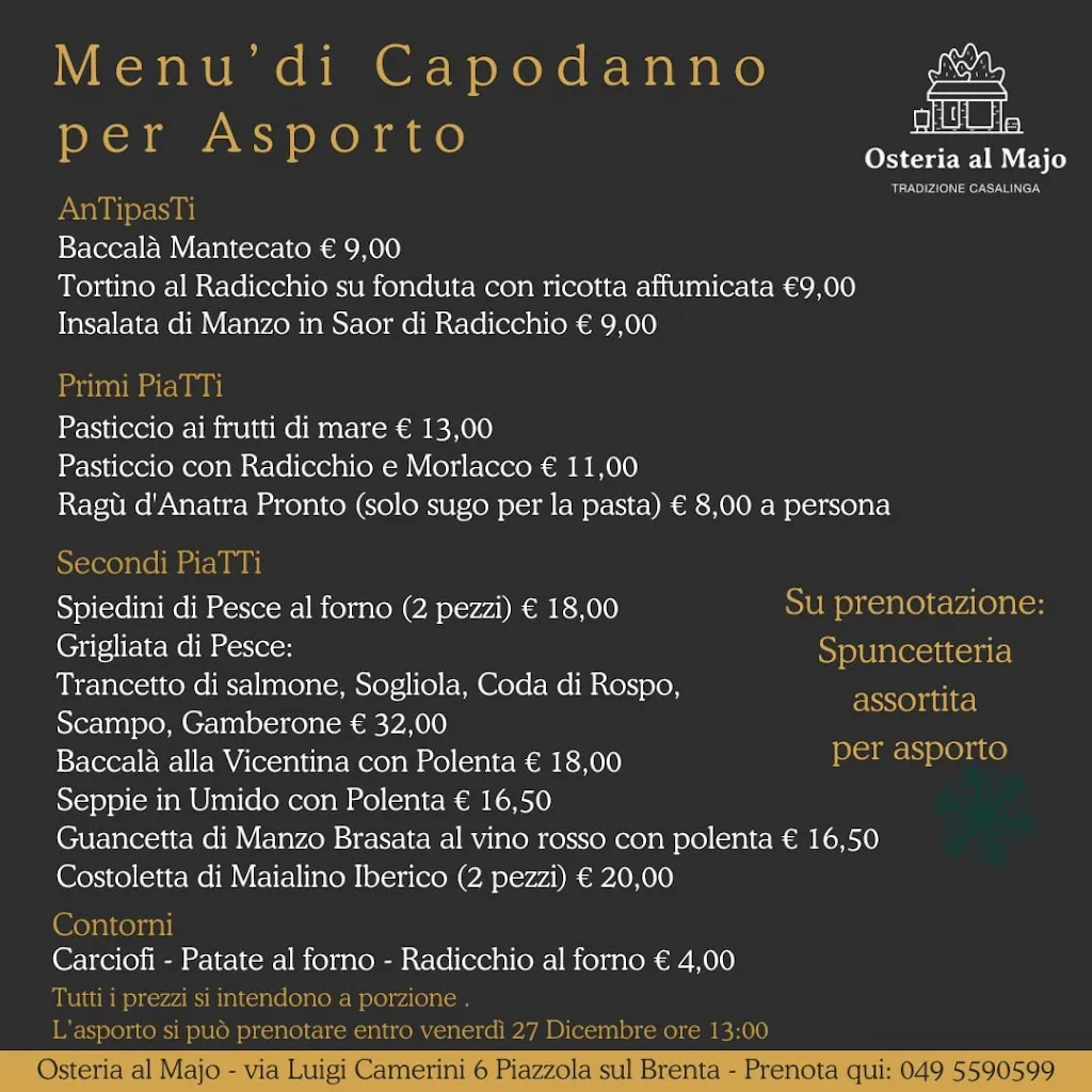 Menu_Osteria Al Majo Piazzola sul Brenta_Piazzola sul Brenta_image_3