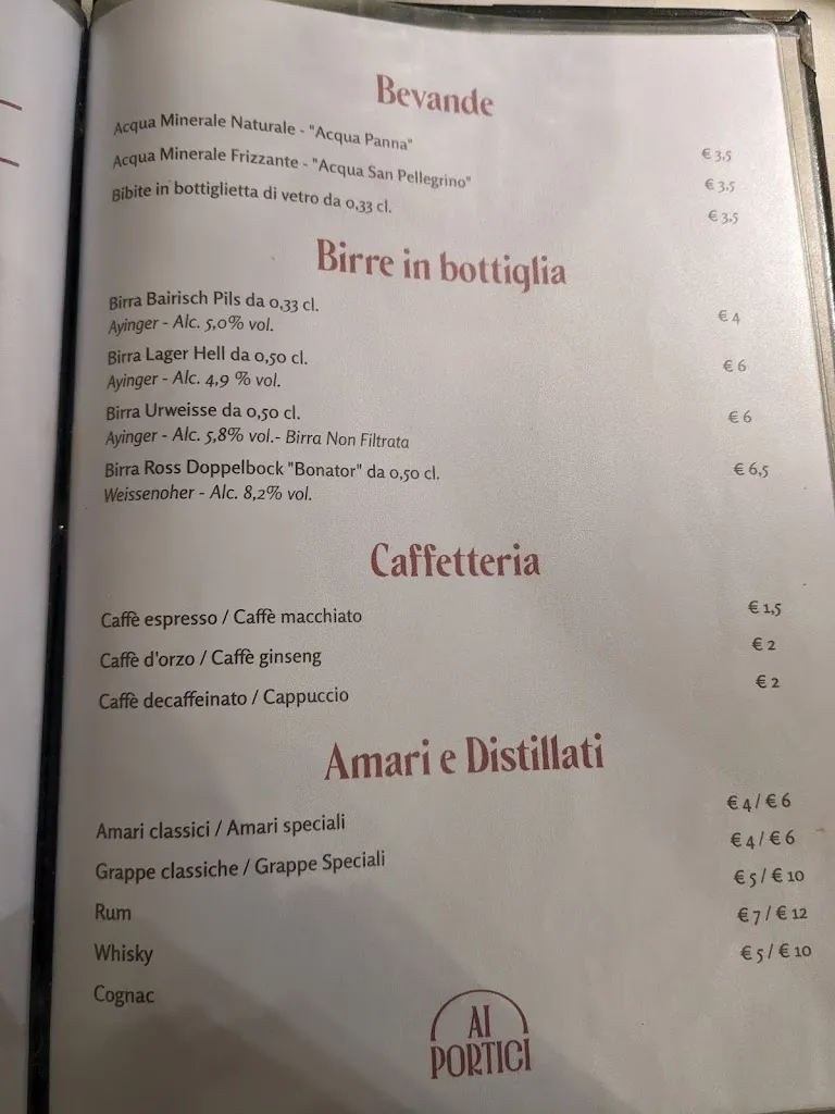 Menu_Ristorante Pizzeria Ai Portici_Piazzola sul Brenta_image_1