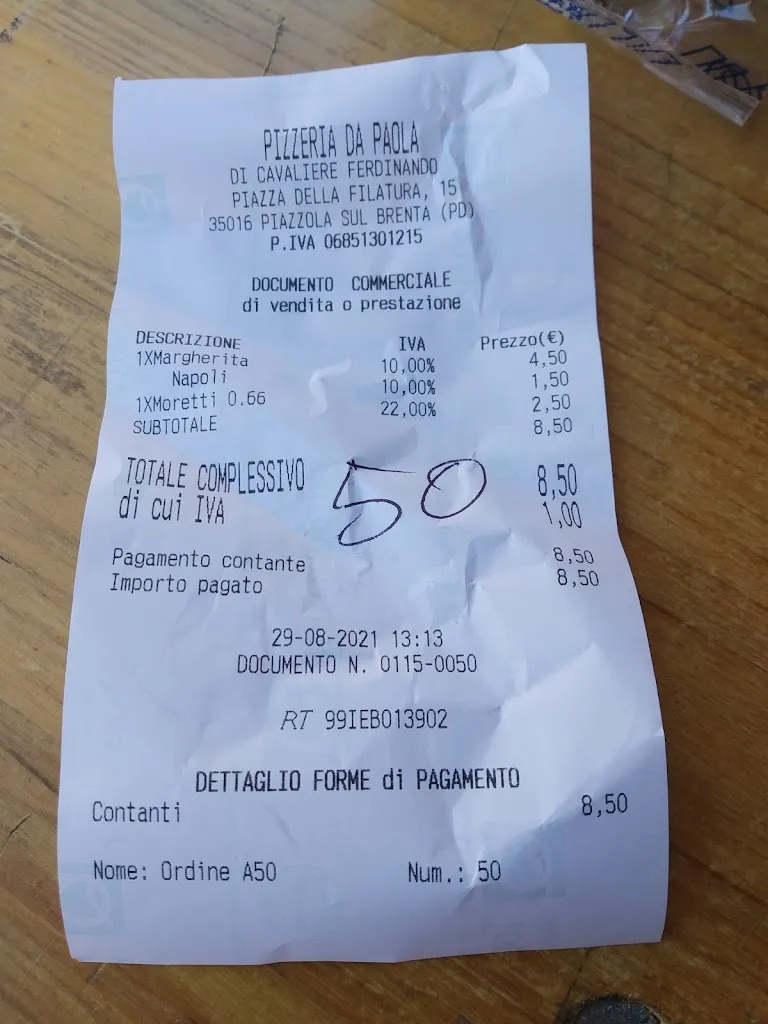 Daniela Nordio_Pizzeria Da Paola_Piazzola sul Brenta_recensione