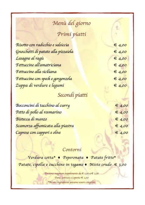 Menu_Rimaz - ristorazione, bar, alloggi_Piombino Dese_image_1