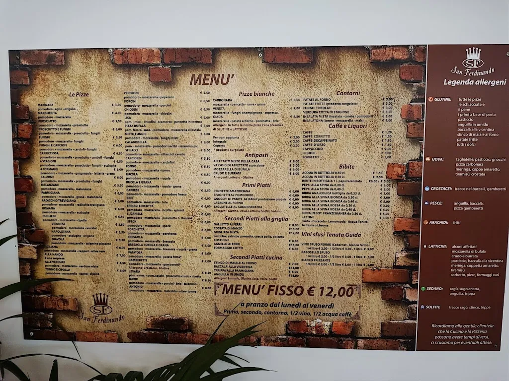 Menü_San Ferdinando_Piombino Dese_Bild_1