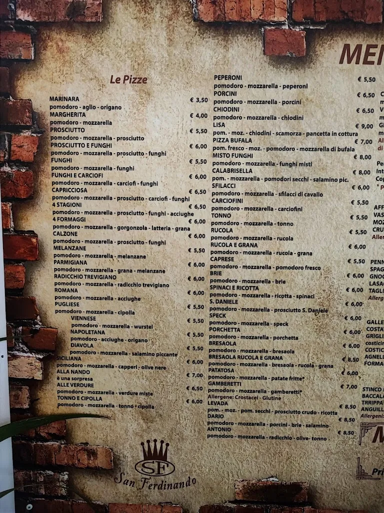Menü_San Ferdinando_Piombino Dese_Bild_3