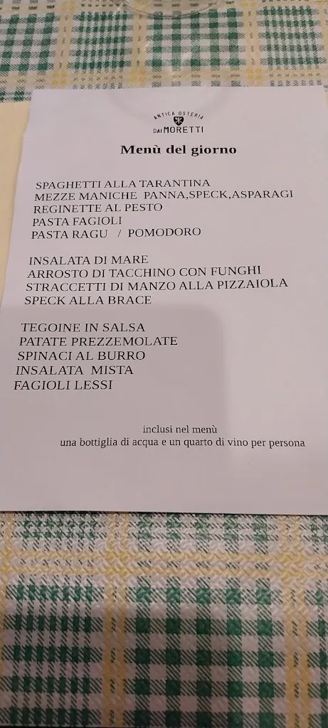 Menu_Antica Osteria dai Moretti_Piombino Dese_immagine_3