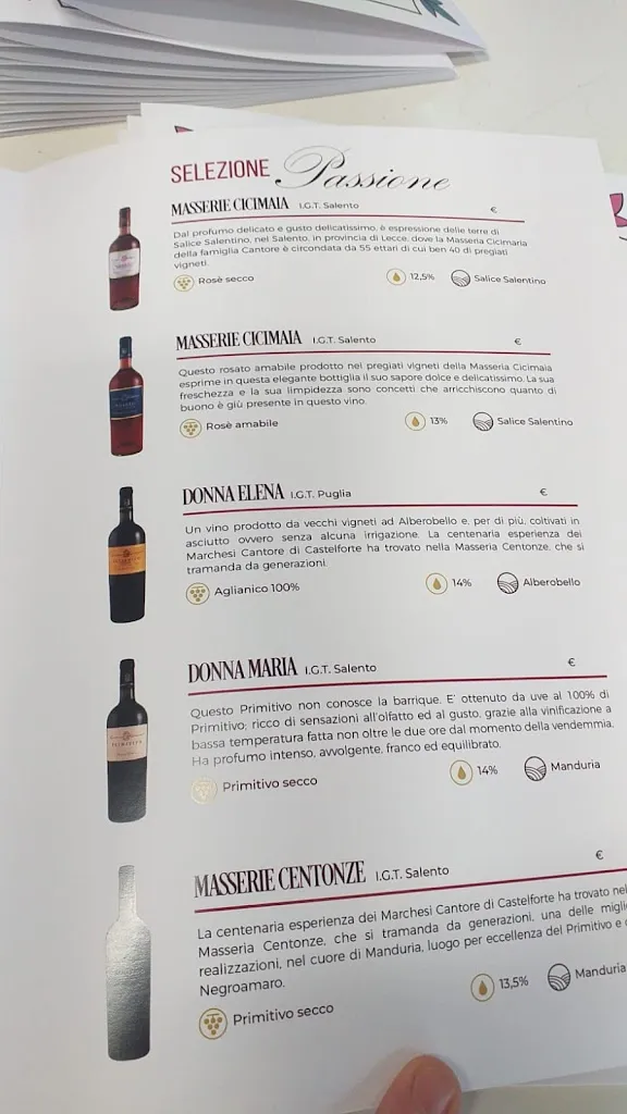 Menu_Passione in pasta Restaurant and More_Provincia di Taranto_image_2