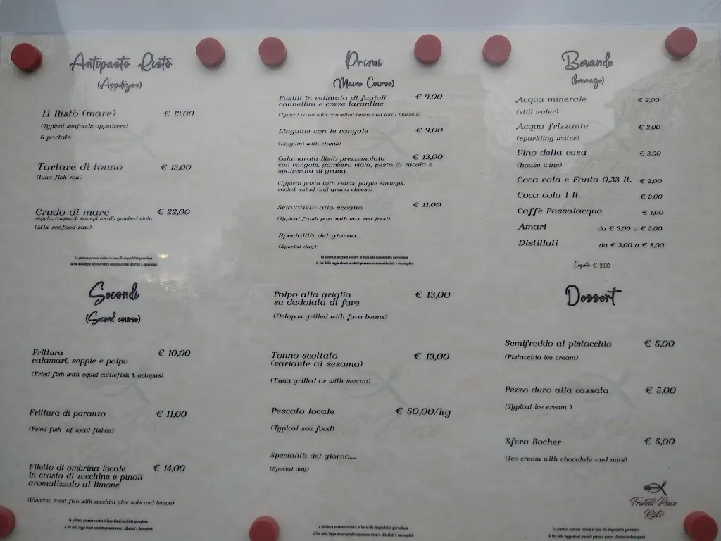 Menu_Ristò Fratelli Pesce_Provincia di Taranto_image_3
