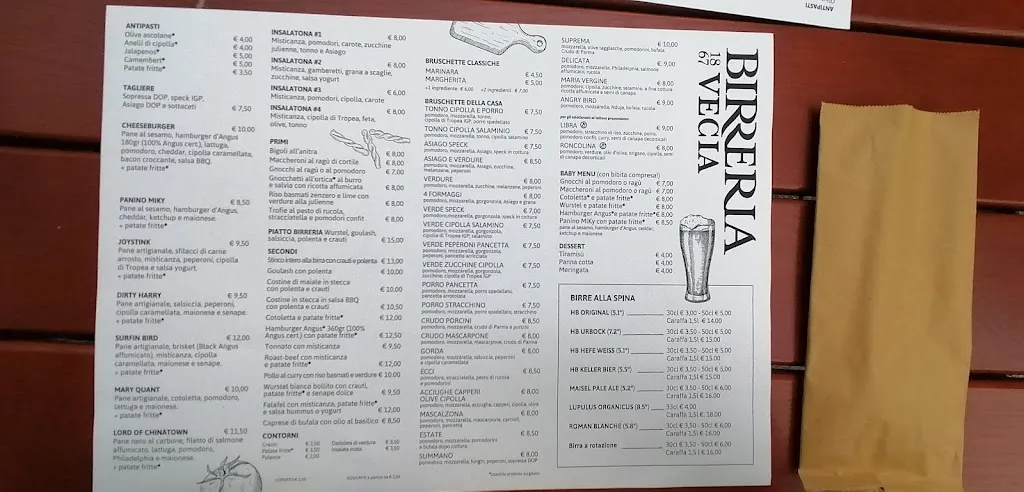 Menu_BIRRERIA VECIA 1867 PIOVENE ROCCHETTE_Piovene Rocchette_image_3