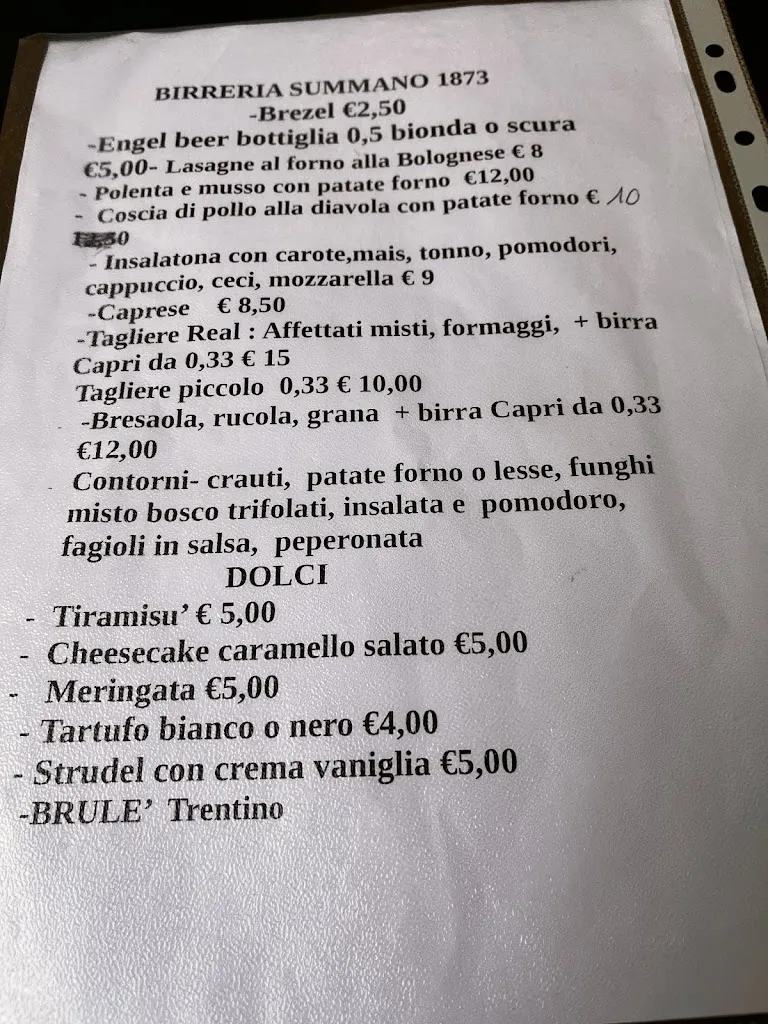 Menu_Birreria Summano_Piovene Rocchette_image_1