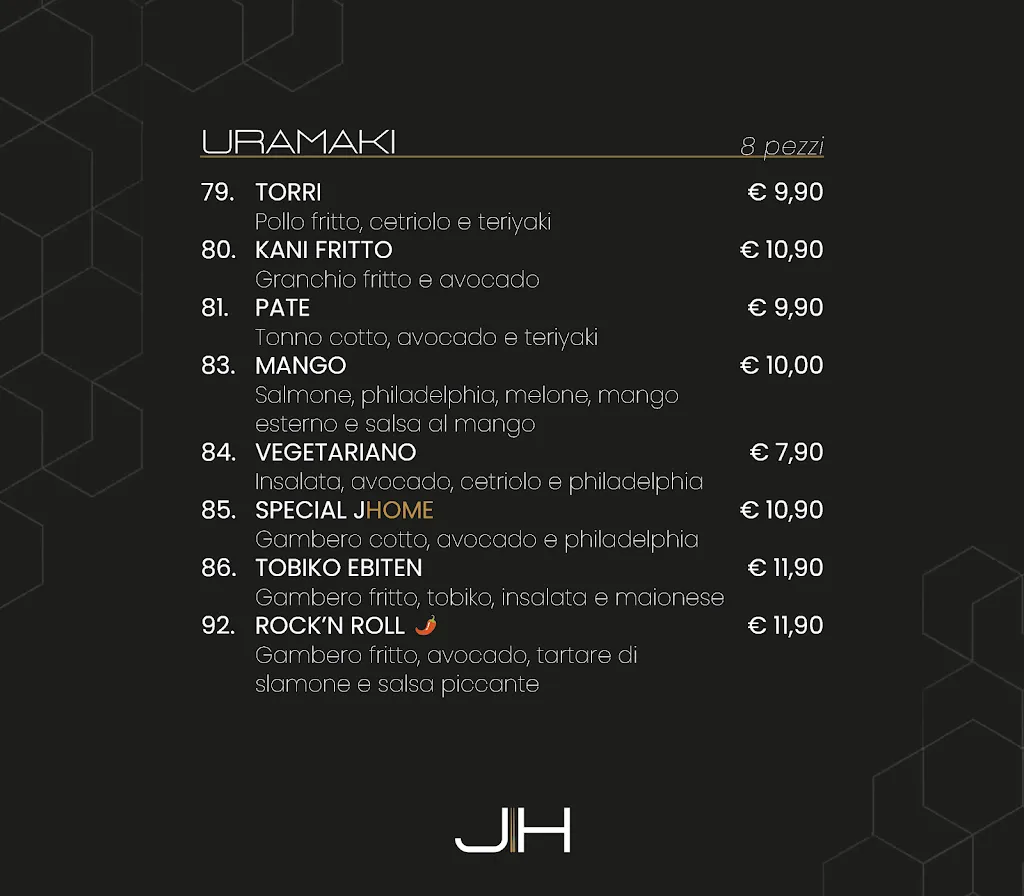 Menu_J-HOME SUSHI EXPERIENCE_Ponte di Nanto_image_2