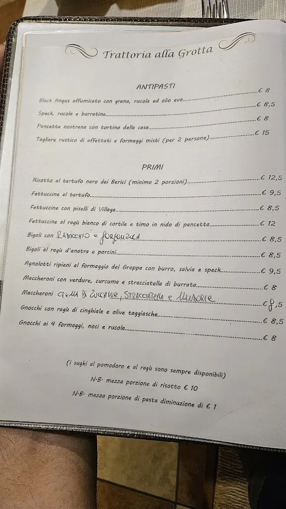 Menu_Trattoria Alla Grotta_Ponte di Nanto_immagine_2
