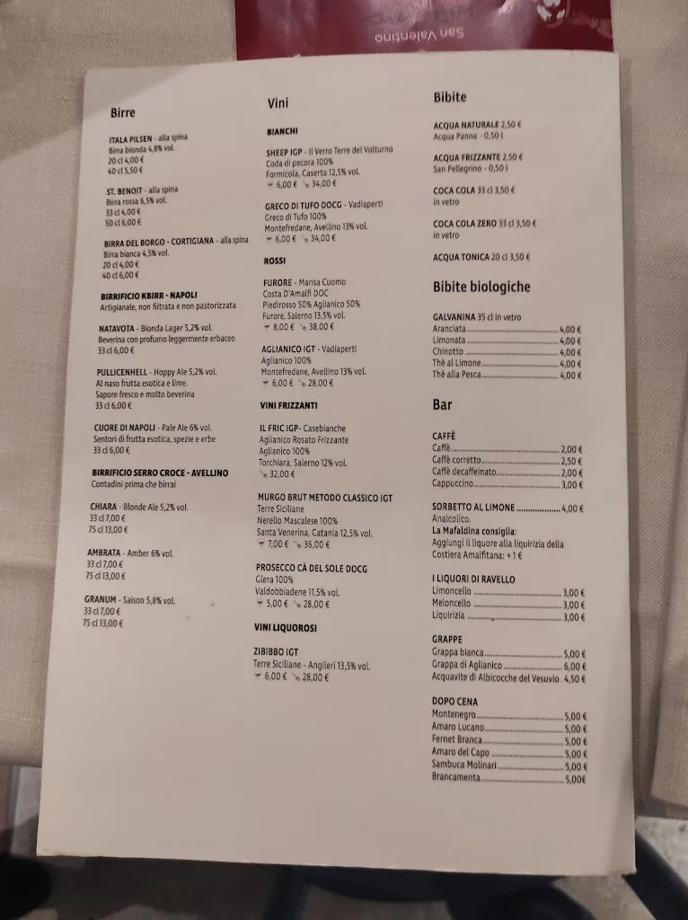 Menu_La Mafaldina Ponte San Nicolò_Ponte San Nicolò_image_1