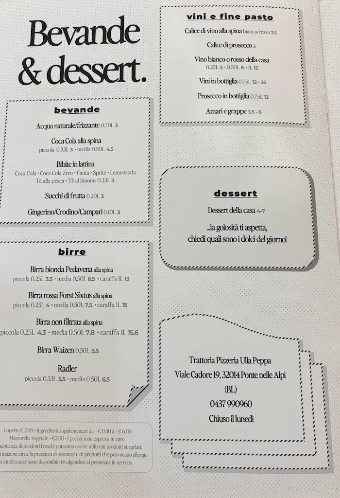 Menu_Ulla Peppa! - Trattoria Pizzeria_Ponte nelle Alpi_image_4