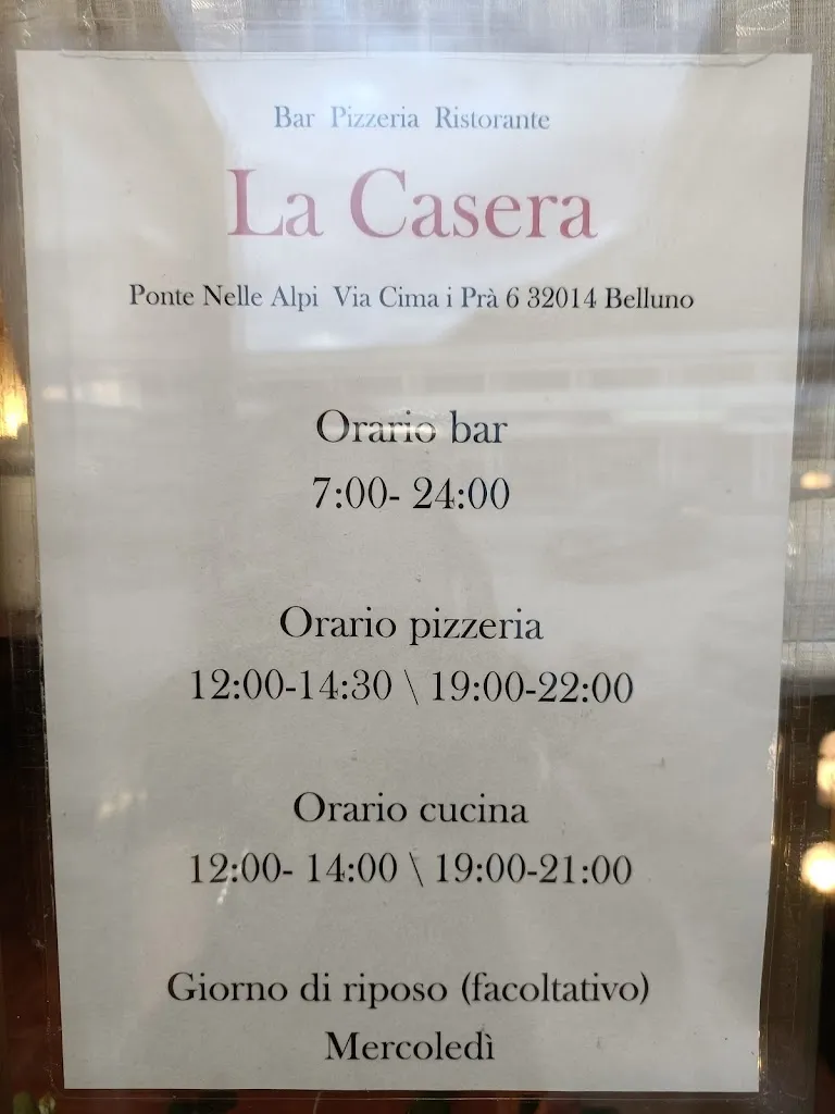 Menu_Pizzeria La Casera_Ponte nelle Alpi_immagine_2