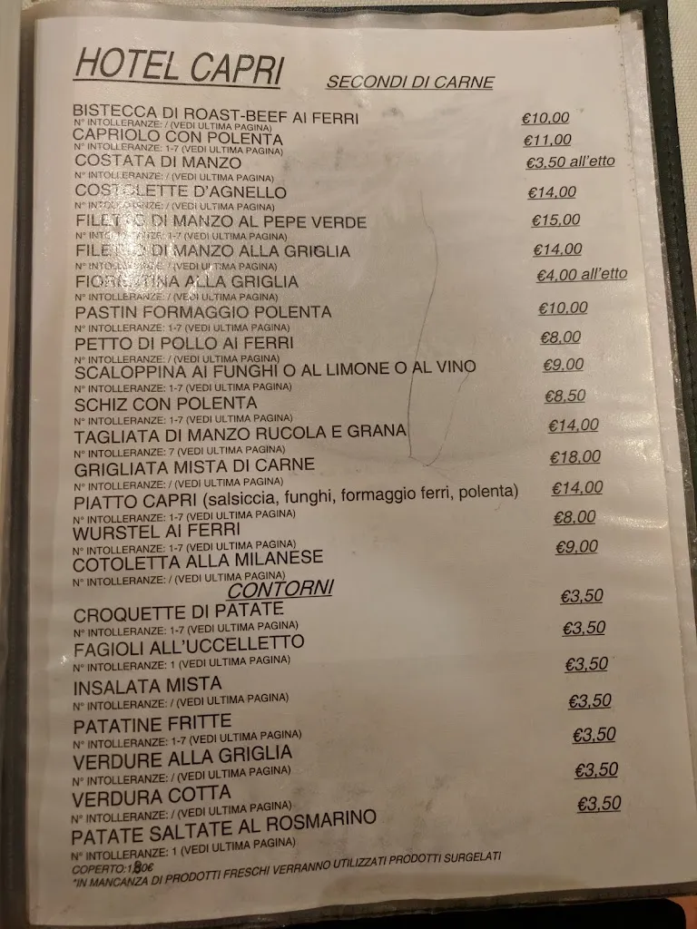 Menu_Hotel Capri_Ponte nelle Alpi_image_2