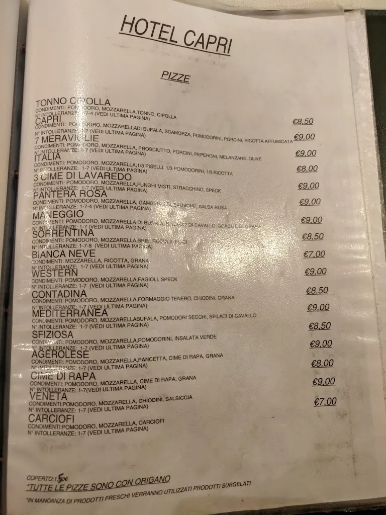 Menu_Hotel Capri_Ponte nelle Alpi_image_4