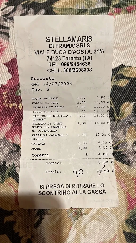 Menu_Stellamaris_Provincia di Taranto_image_1