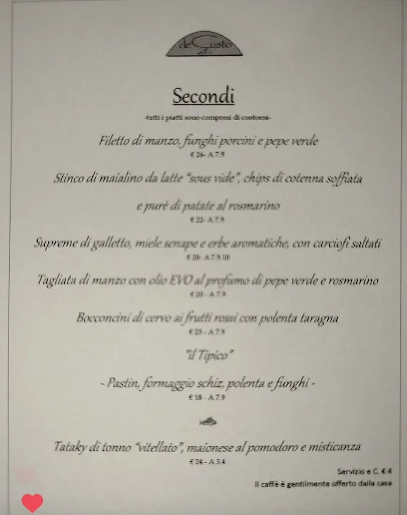 Menu_De Gusto Dolomiti Ristorante Enoteca_Ponte nelle Alpi_image_3