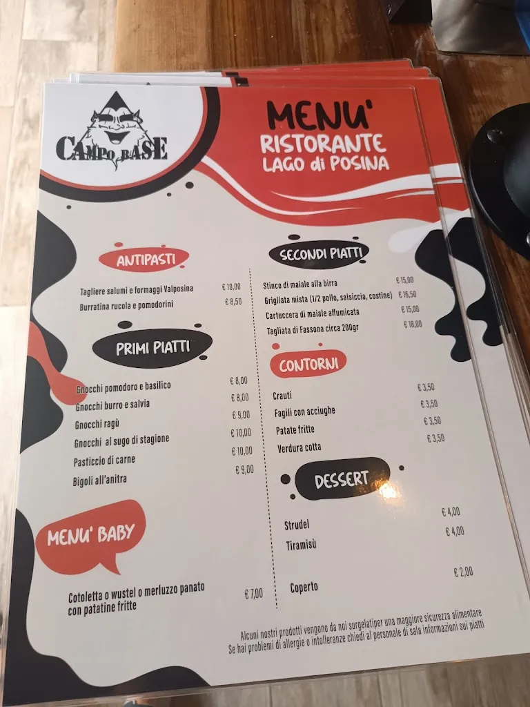 Menu_Campo Base | Ristorante al Lago di Posina_Posina_image_4