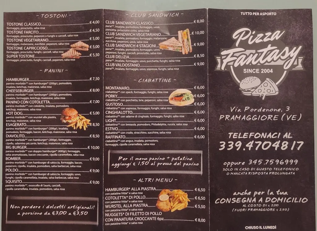 Menu_Pizza Fantasy_Pramaggiore_image_2