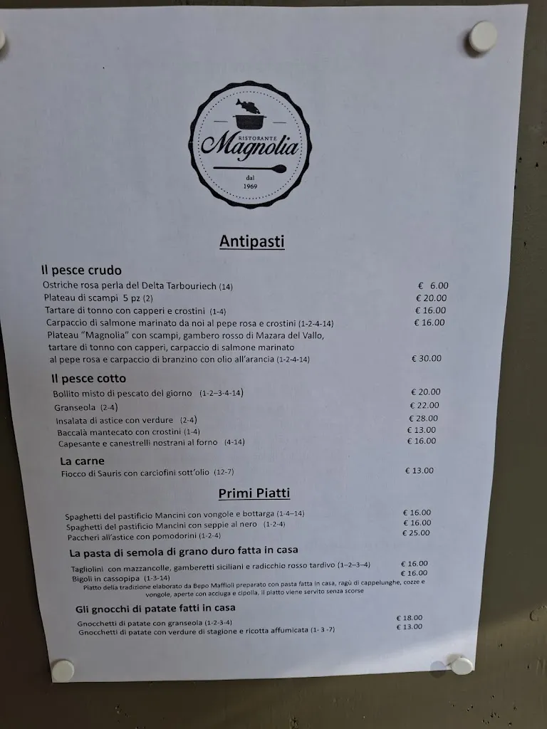 Menu_Ristorante Magnolia Sas di Luca Dalla Verde_Preganziol_image_1