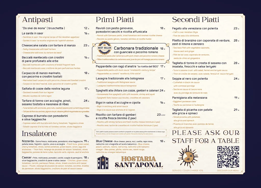 Menu_Hostaria Sant'Aponal_Provincia di Venezia_immagine_1