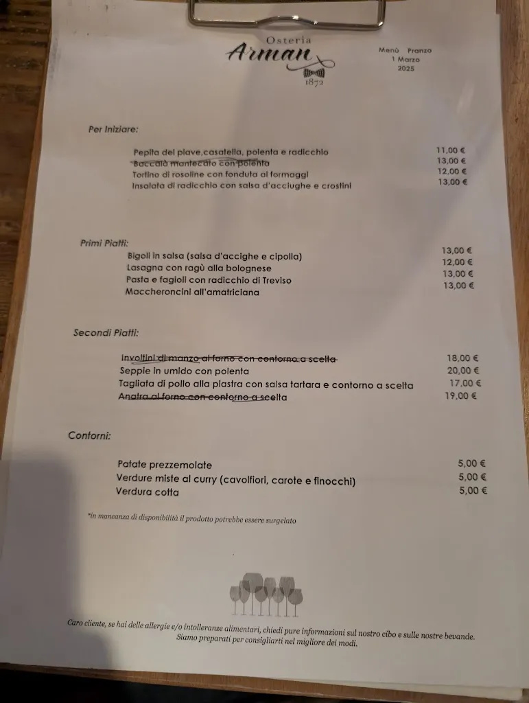Menu_Osteria Arman_Provincia di Treviso_image_2