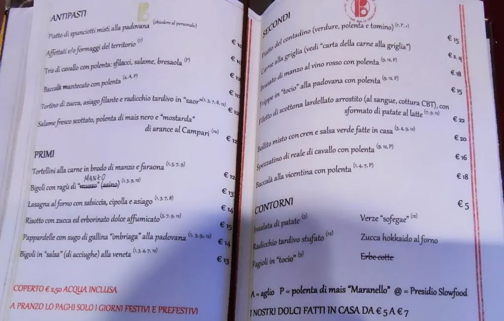 Menu_A Banda Del Buso_Provincia di Padova_image_4