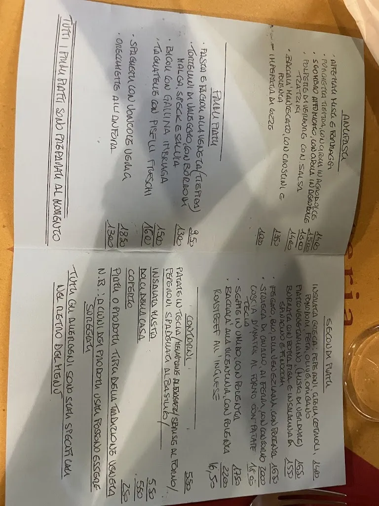 Menu_Osteria l'Anfora_Provincia di Padova_image_1