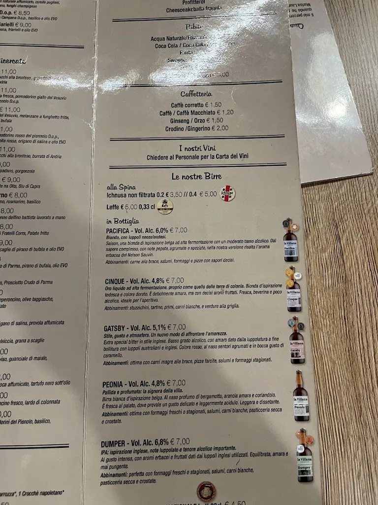 Menu_Pizzeria Uanema_Quinto Vicentino_image_1