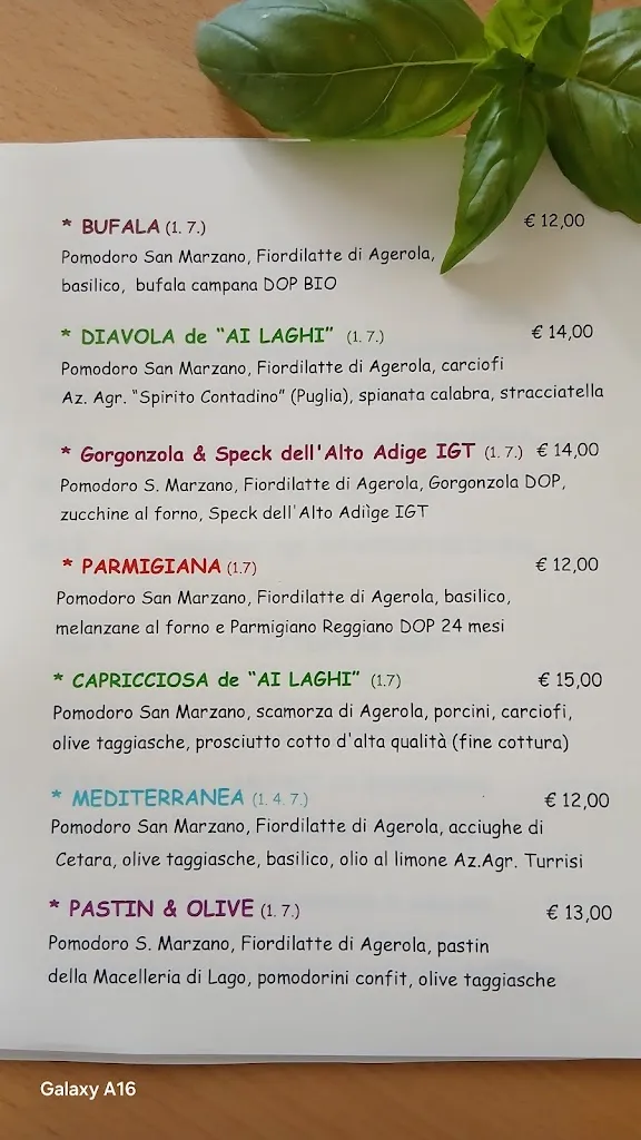 Menu_Pizzeria AI LAGHI - Lievitati Naturali_Revine_image_1