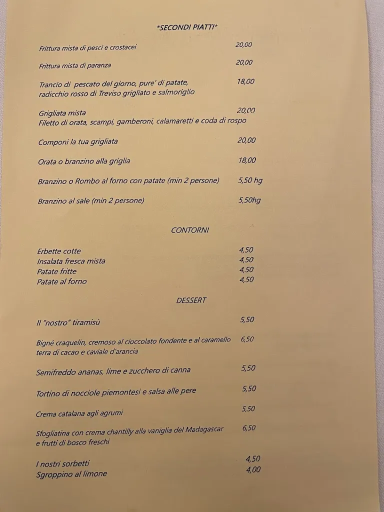 Menu_Ristorante Busatto specialità di pesce a Treviso dal 1919_Quinto di Treviso_image_4
